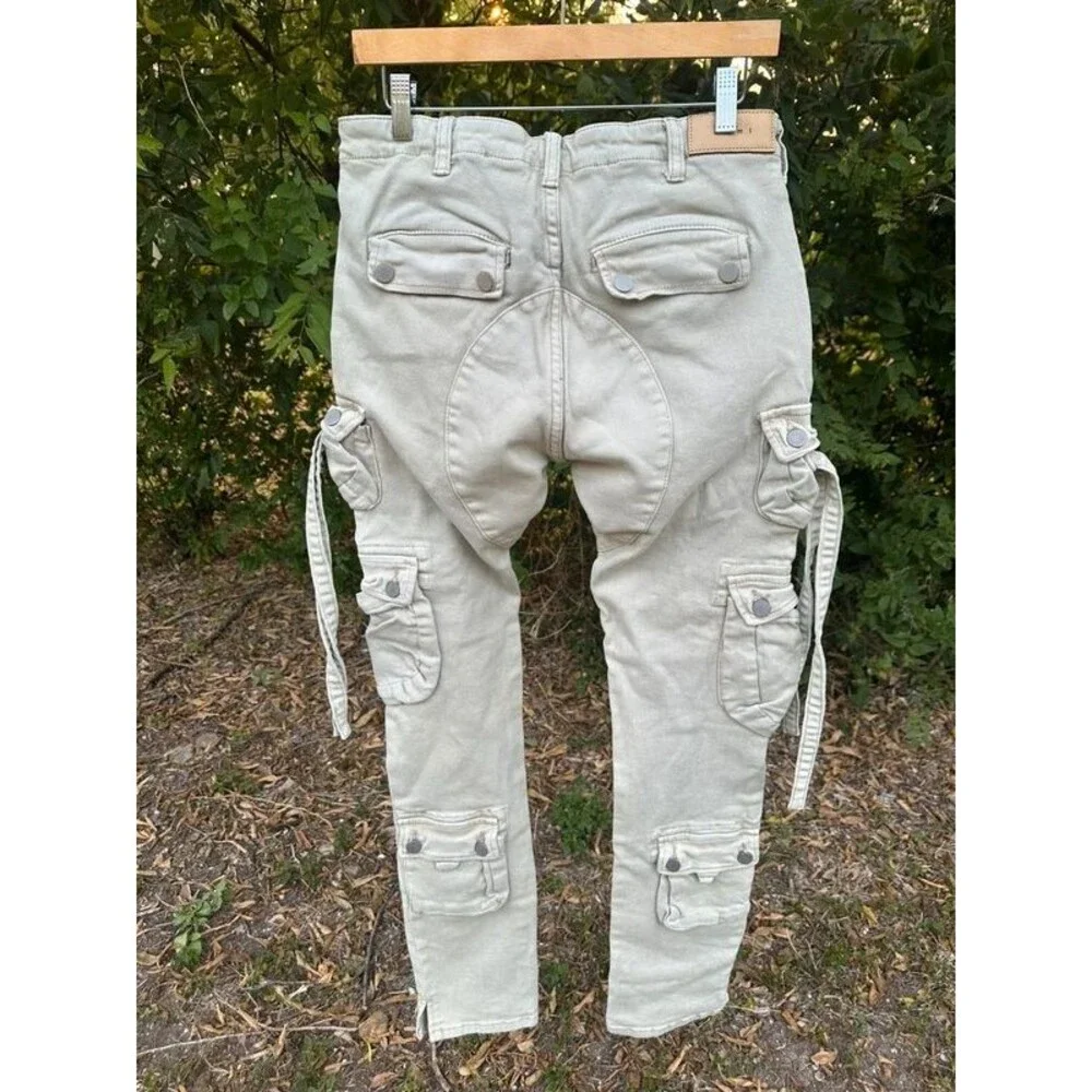 Mens Mnml Cargo Jean Pants Size 30
